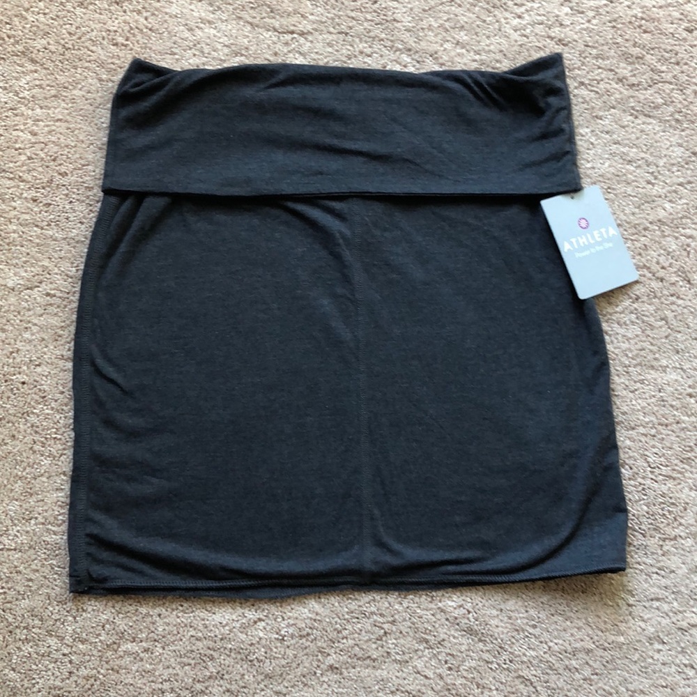 Athleta Charcoal Skirt Small NWT